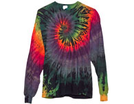 Black Overdye Long Sleeve Tee