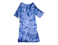 Cotton Scoop Neck Tee Dress, Long