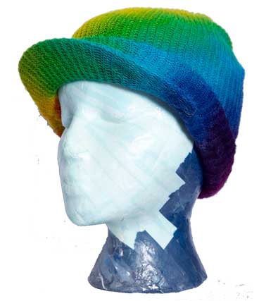 Hemp Knit Cap with Brim 