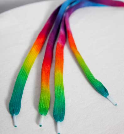 dye shoelaces